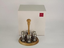 16296 Набор для водки на подставке "La Paloma"